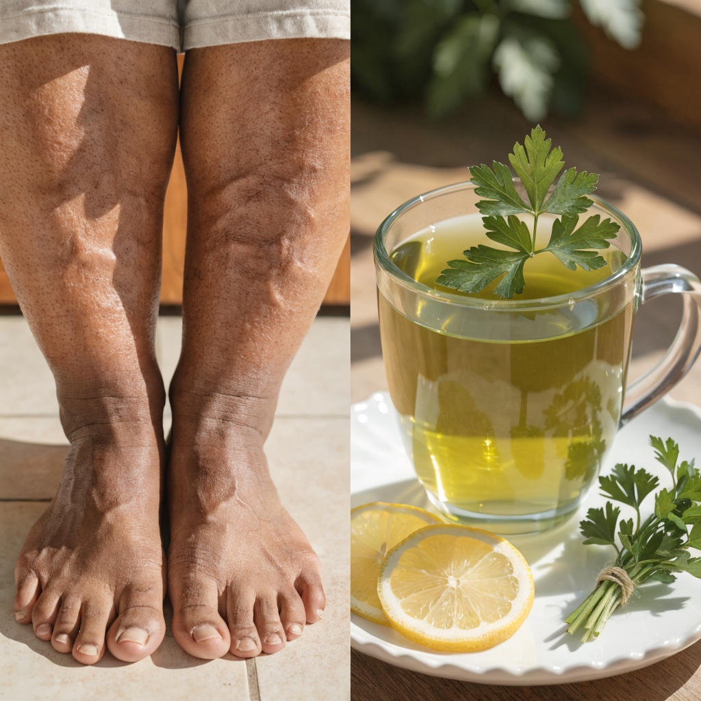 Feet So Swollen They Won’t Fit in Your Shoes? This Tea Reverses It Fast