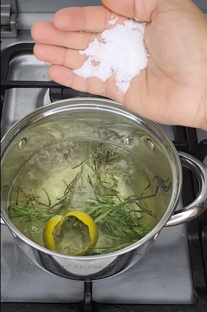 Rosemary, Lemon Peel & Salt Infusion โ A Simple Herbal Tea for Digestion and Relaxation