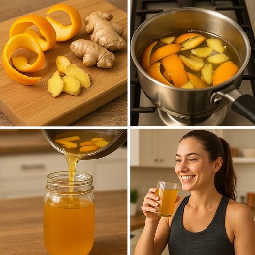 Don’t Throw Away Orange Peels. Combine With Ginger, It’s Really Powerful, Economical And Practical