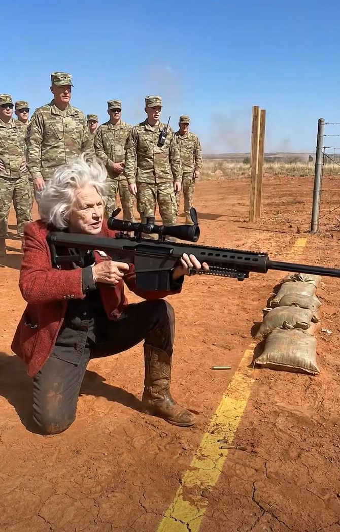 The Sergeant Told Her to Step Back from the Barrett. She Didn’t Move an Inch.
