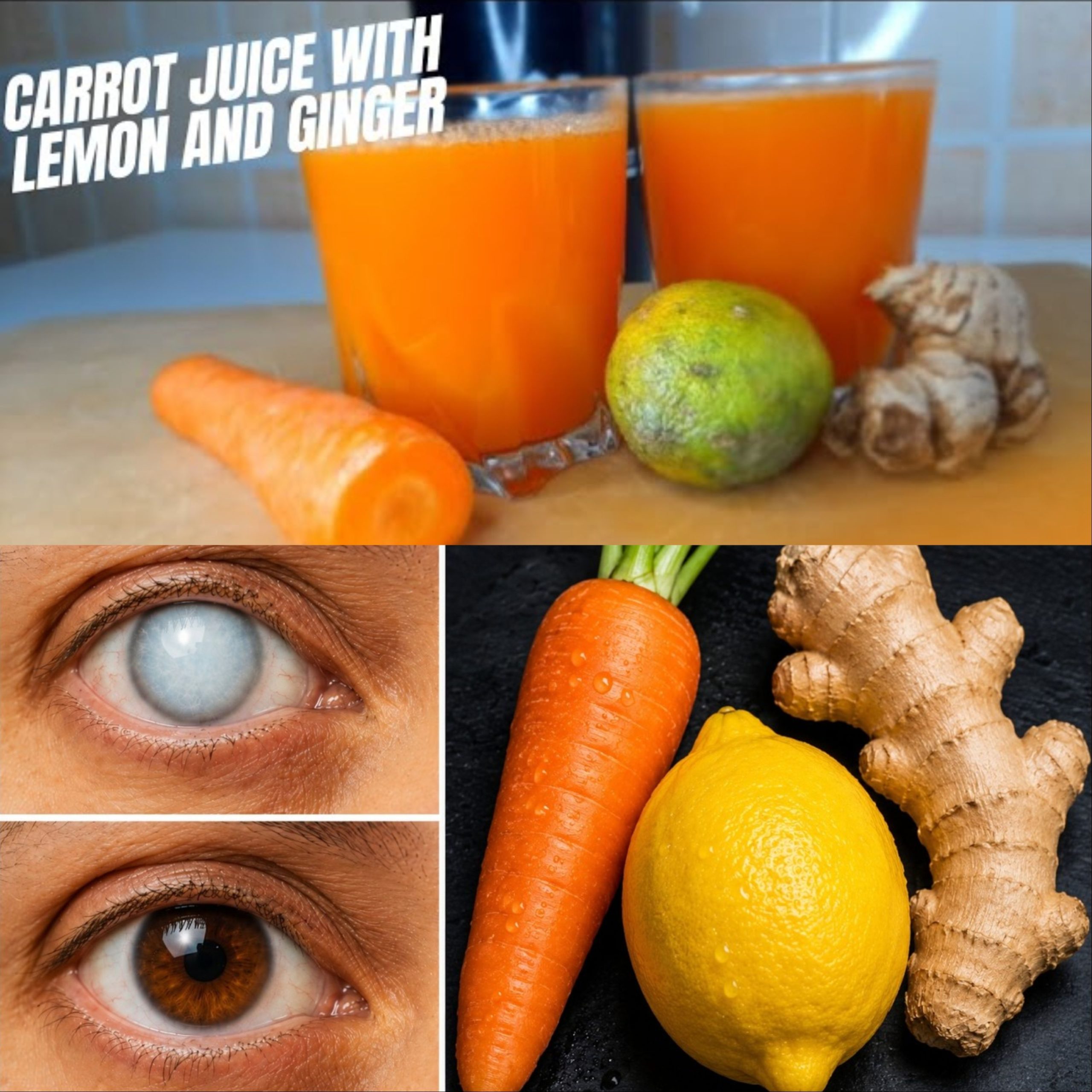 I Was Blind, but Now I See — 🥕Carrot + 🍋Lemon + 🫚Ginger