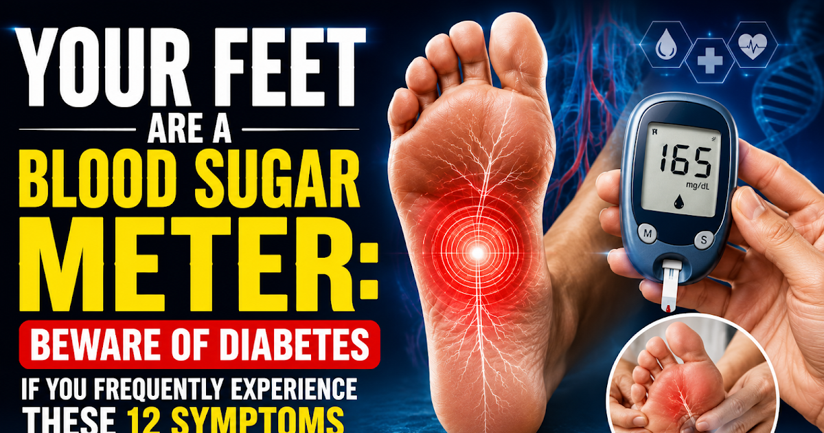 Your Feet Can Be a Blood Sugar Meter: 12 Signs That May Point to Diabetes