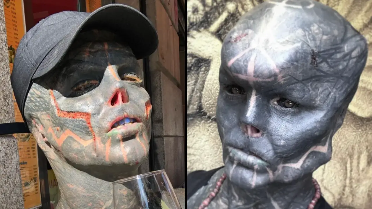 ‘Black Alien’ Shares Unrecognizable Teenage Throwback Photo Before His Extreme Transformation