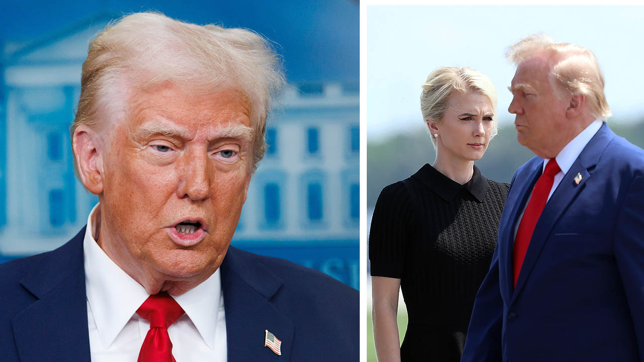 Trump’s cryptic response after AI image shows him kissing aide Natalie Harp